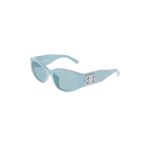 Women’s Bossy Round Af Sunglasses in Light Blue - Image 4